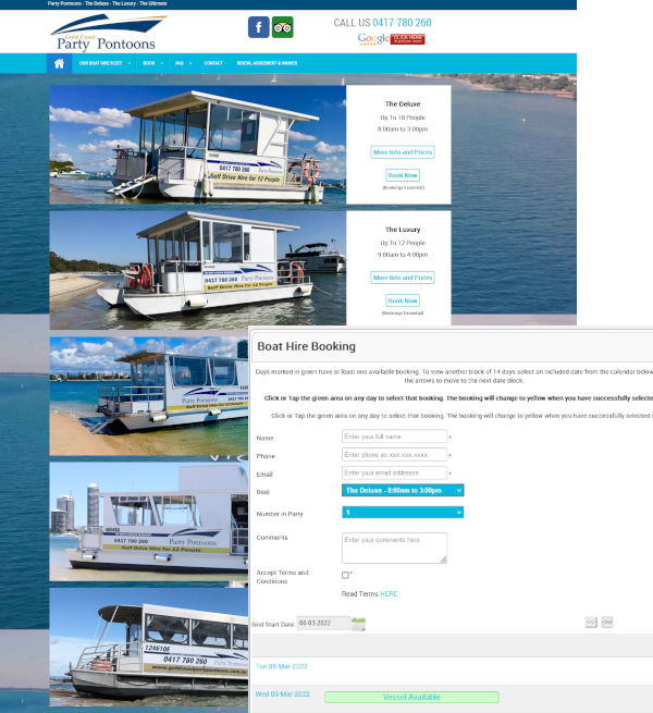 Online Booking Website