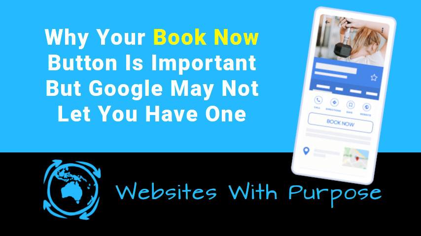 Book Now Button On Google Business Profile